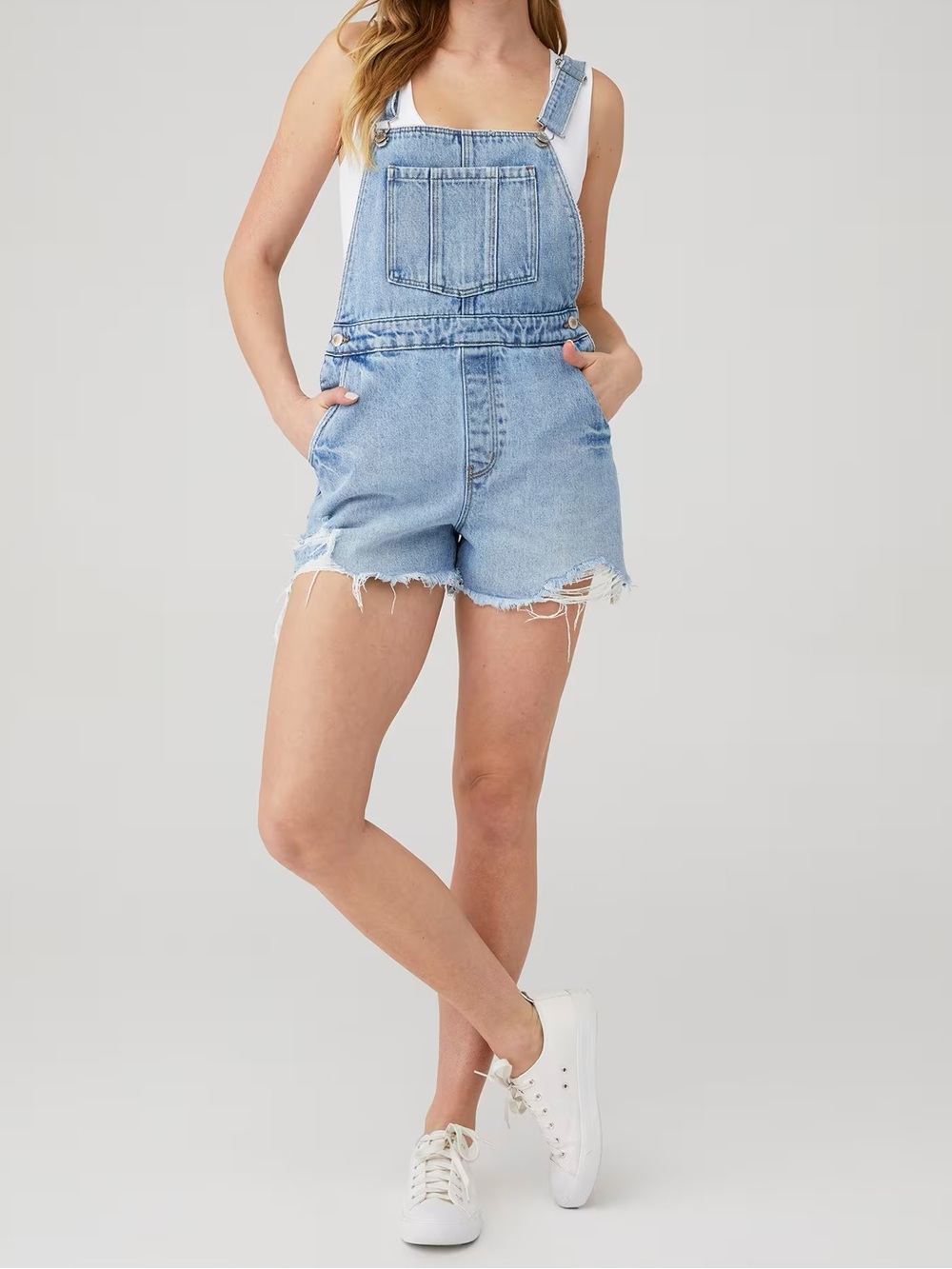 ROLLA’S Original High Rise Cut-Off Short Overalls - Picture 2 of 14